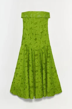 Women Simkhai Imogen Jacquard Strapless Midi Dress