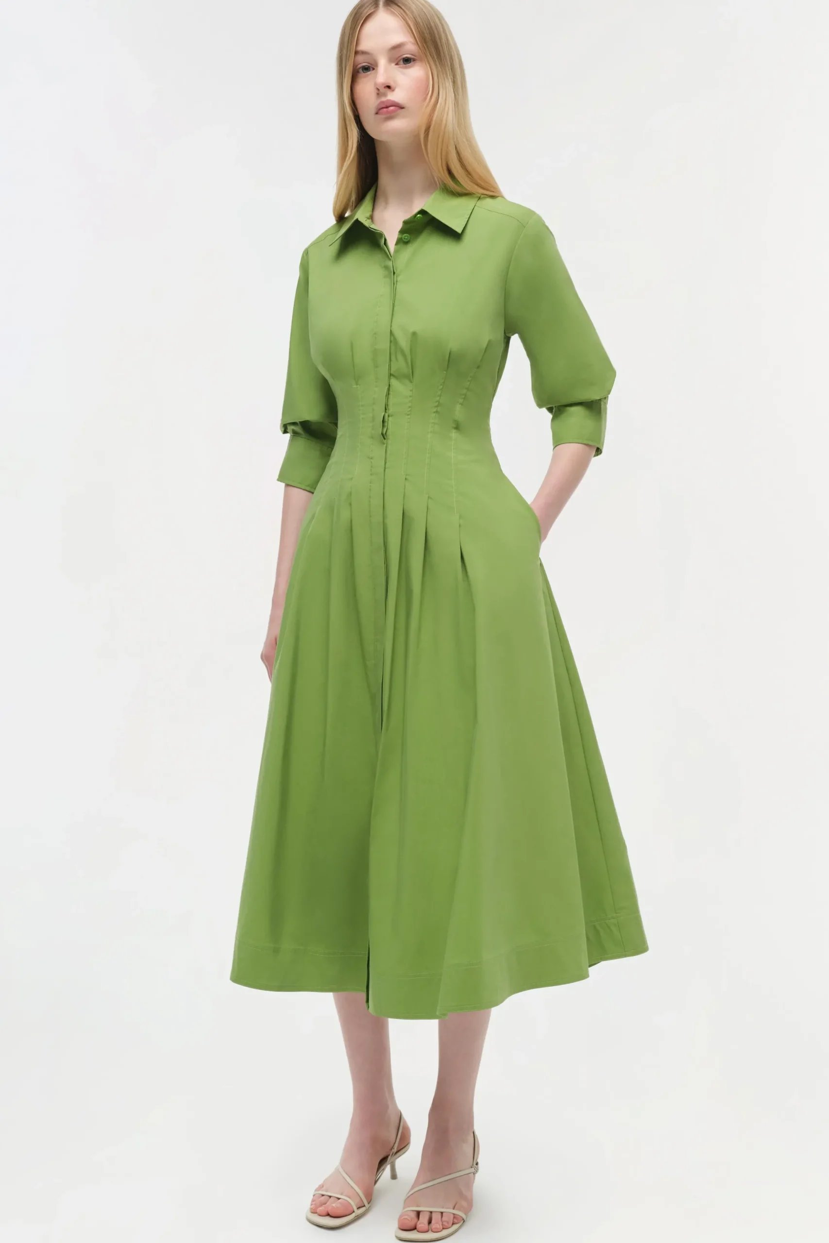 Women Simkhai Jazz Cotton Midi Dress