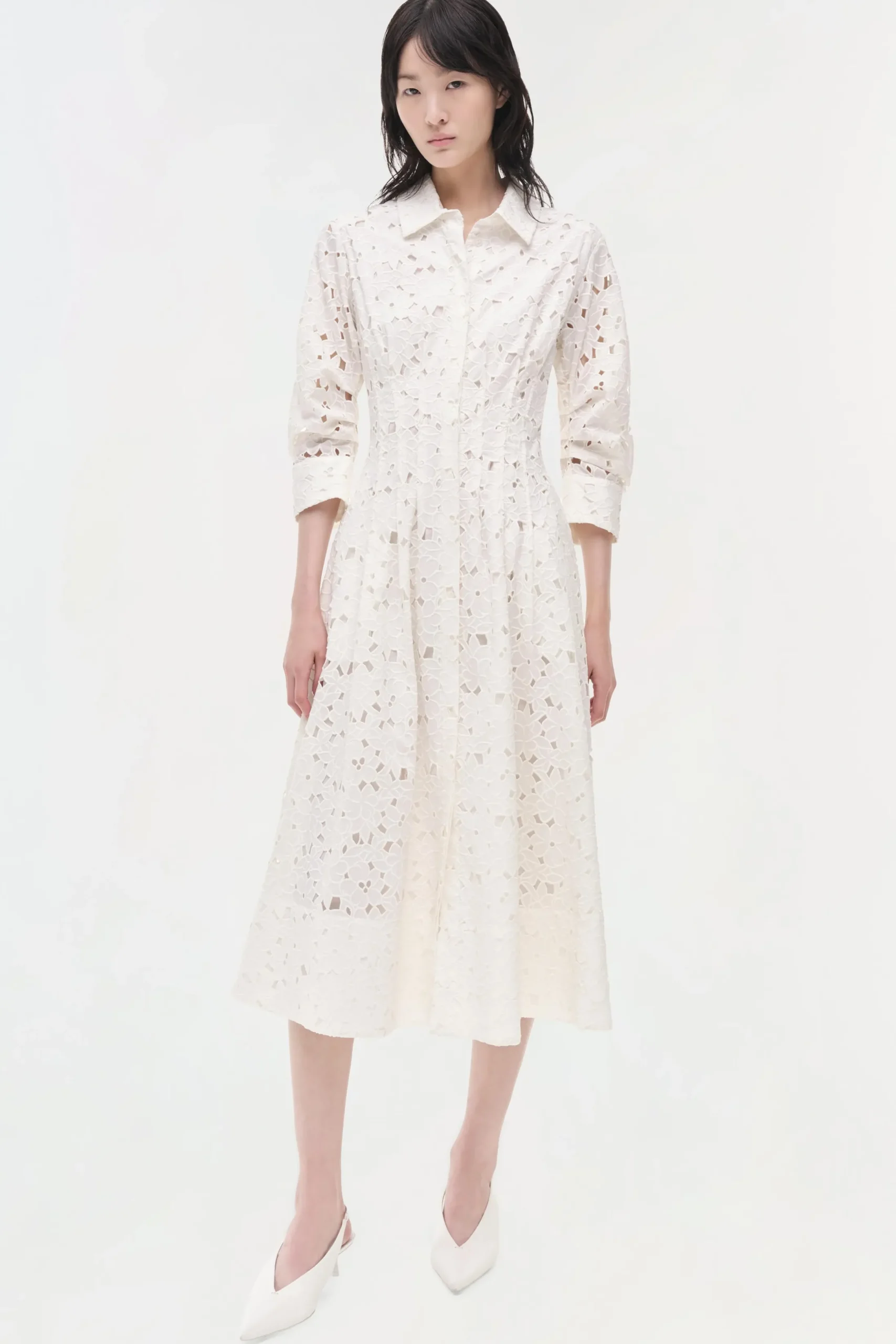 Women Simkhai Jazz Embroidered Midi Dress