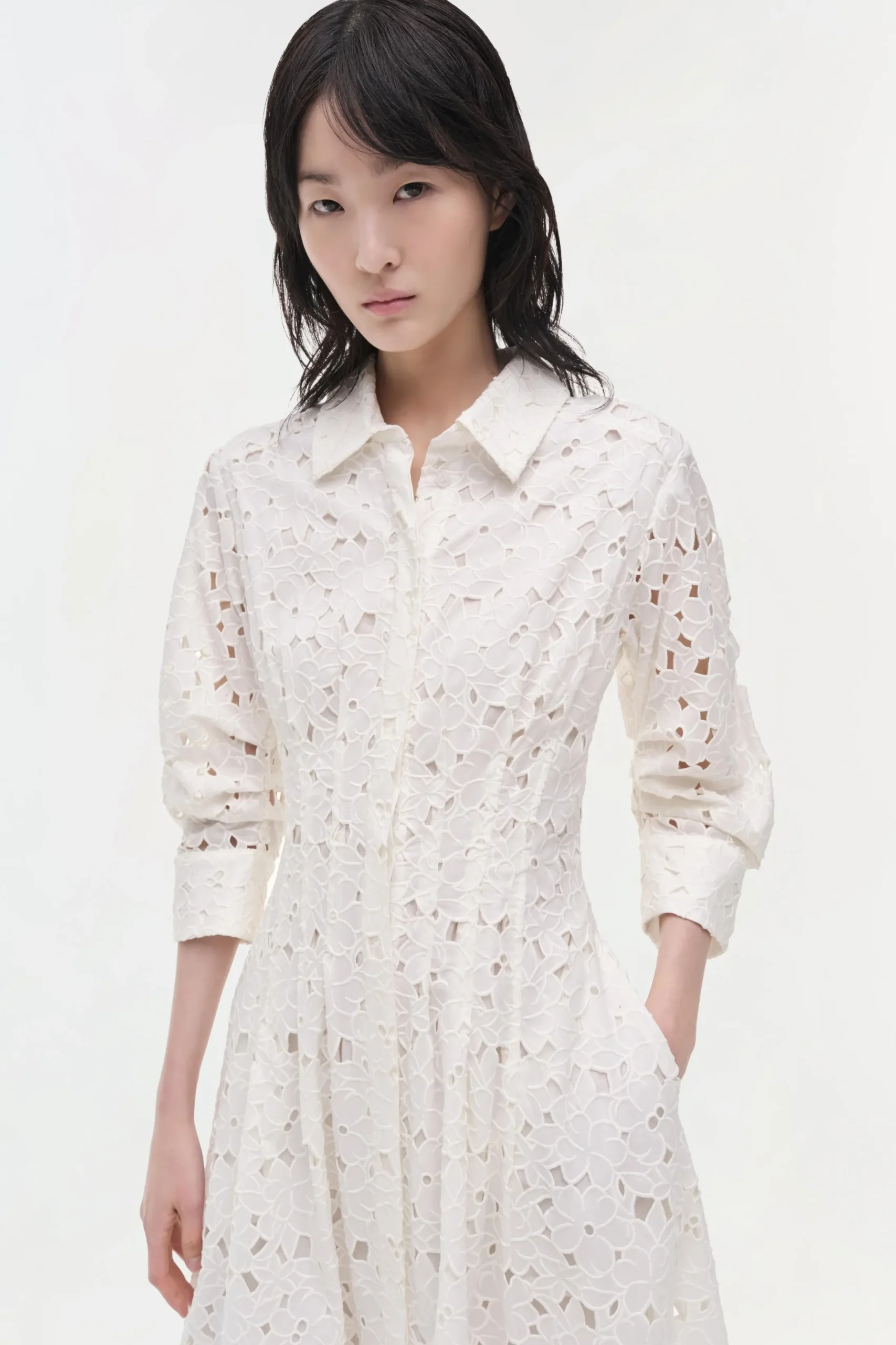 Women Simkhai Jazz Embroidered Midi Dress
