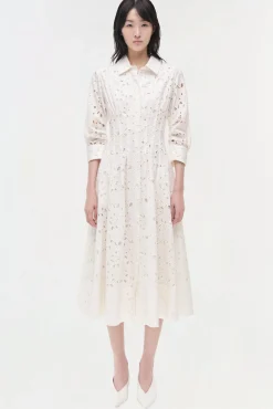 Women Simkhai Jazz Embroidered Midi Dress