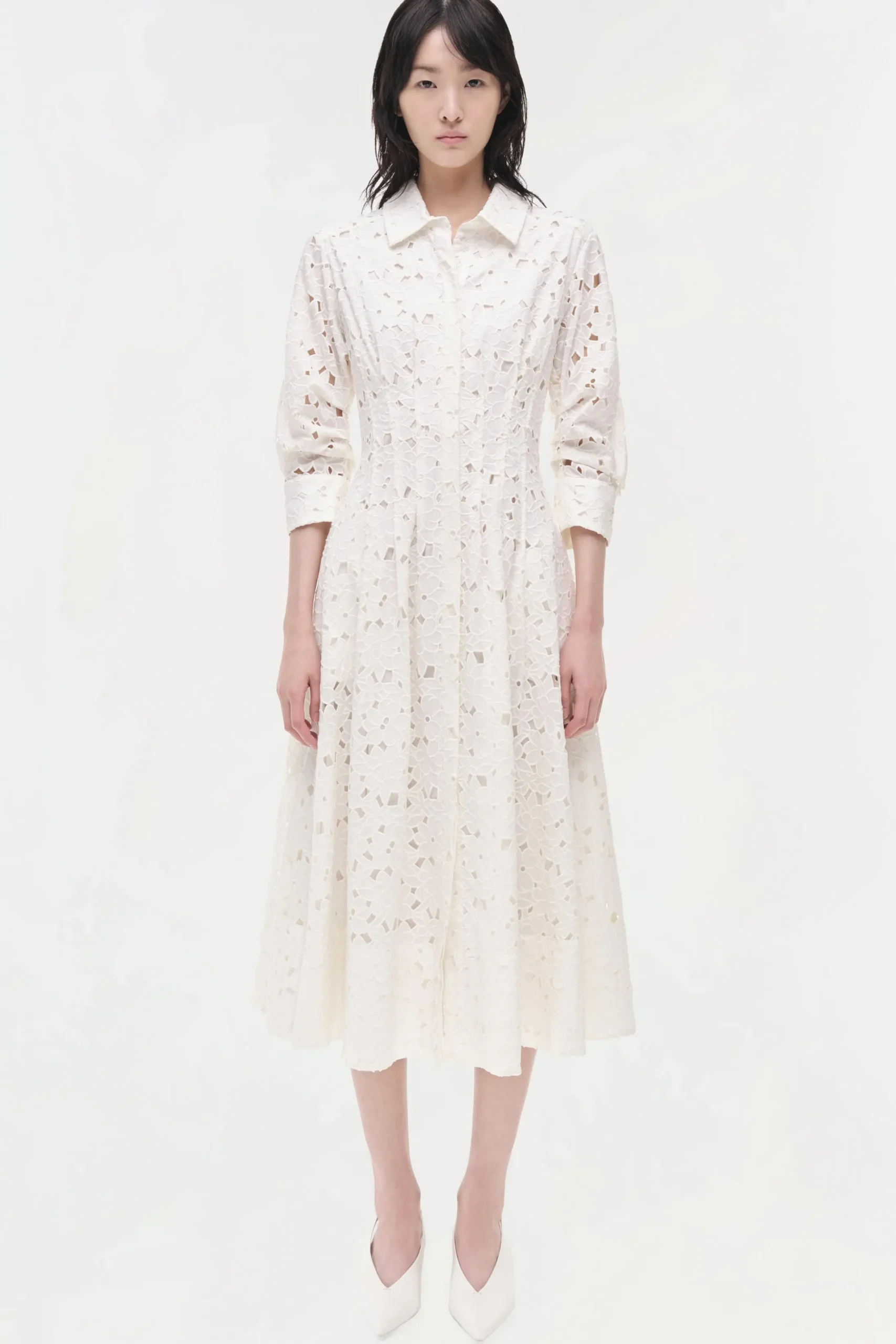 Women Simkhai Jazz Embroidered Midi Dress
