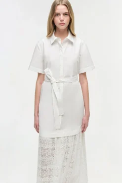 Women Simkhai Jenner Lace Midi Shirt Dress
