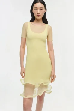 Women Simkhai Jett Plisse Mini Dress