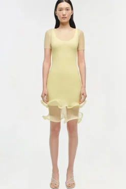 Women Simkhai Jett Plisse Mini Dress