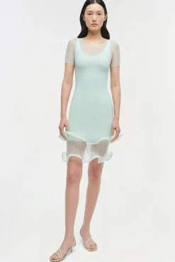 Women Simkhai Jett Plisse Mini Dress