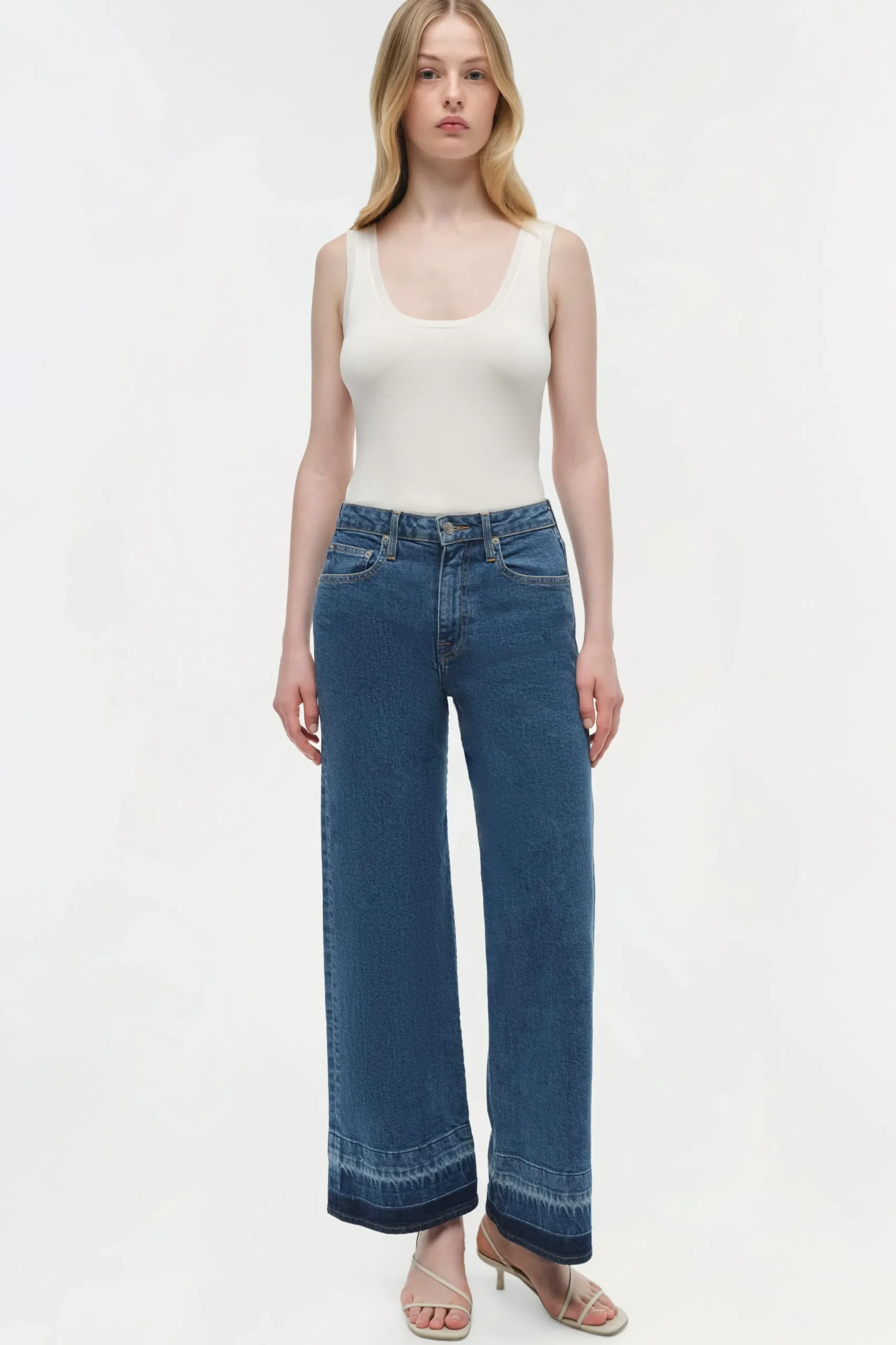 Women Simkhai Jude Wide Crop Jean