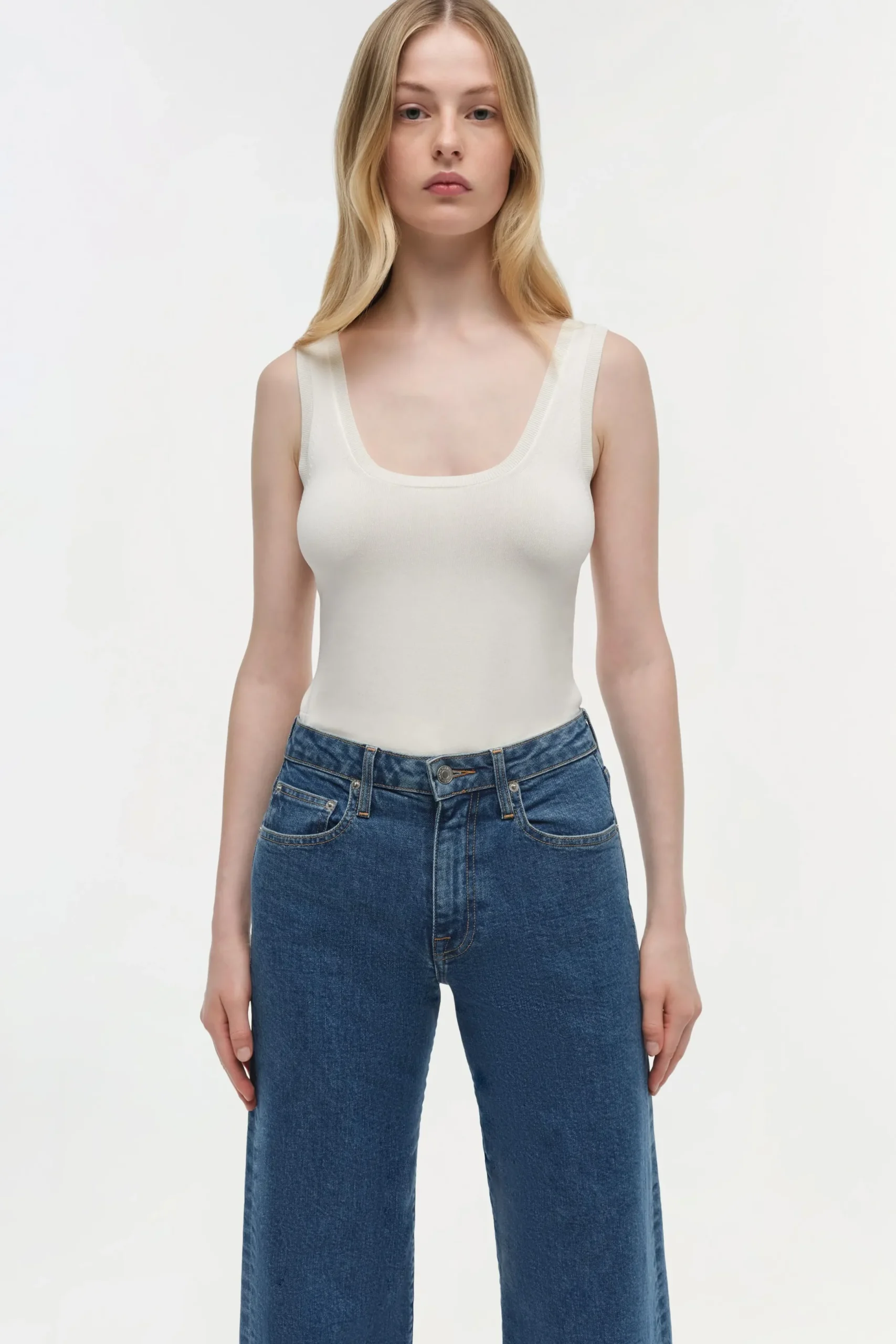 Women Simkhai Jude Wide Crop Jean
