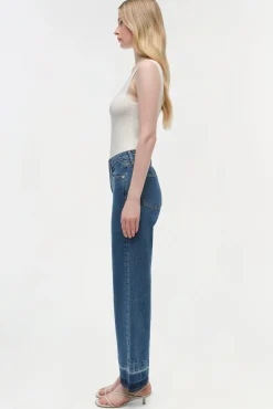Women Simkhai Jude Wide Crop Jean