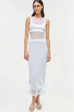 Women Simkhai Kelso Knit Midi Skirt