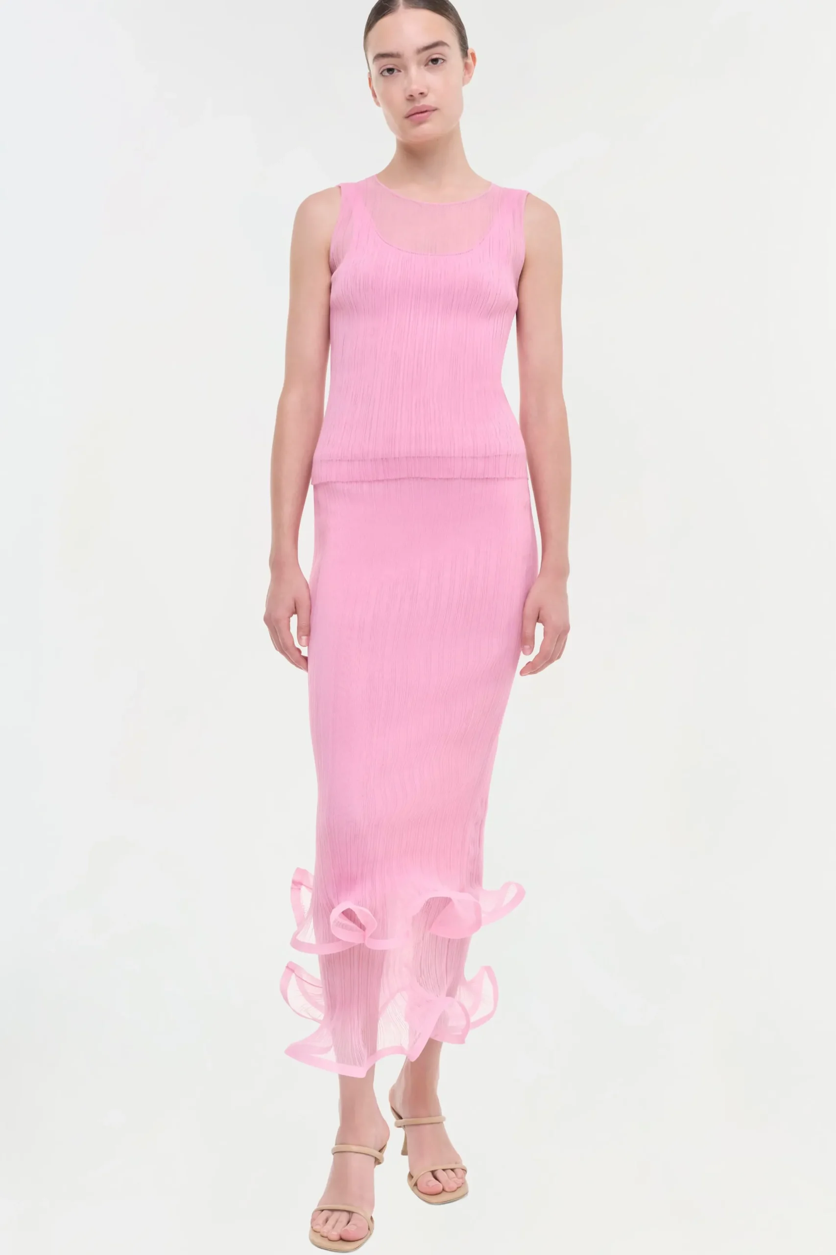 Women Simkhai Kelso Knit Midi Skirt
