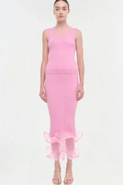 Women Simkhai Kelso Knit Midi Skirt