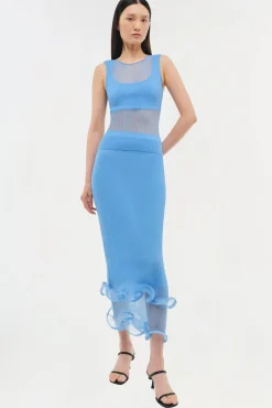 Women Simkhai Kelso Knit Midi Skirt