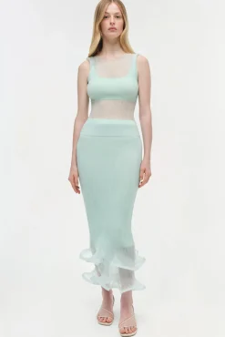Women Simkhai Kelso Knit Midi Skirt