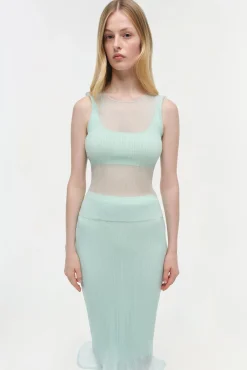 Women Simkhai Kelso Knit Midi Skirt