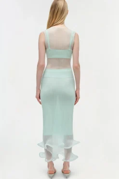 Women Simkhai Kelso Knit Midi Skirt