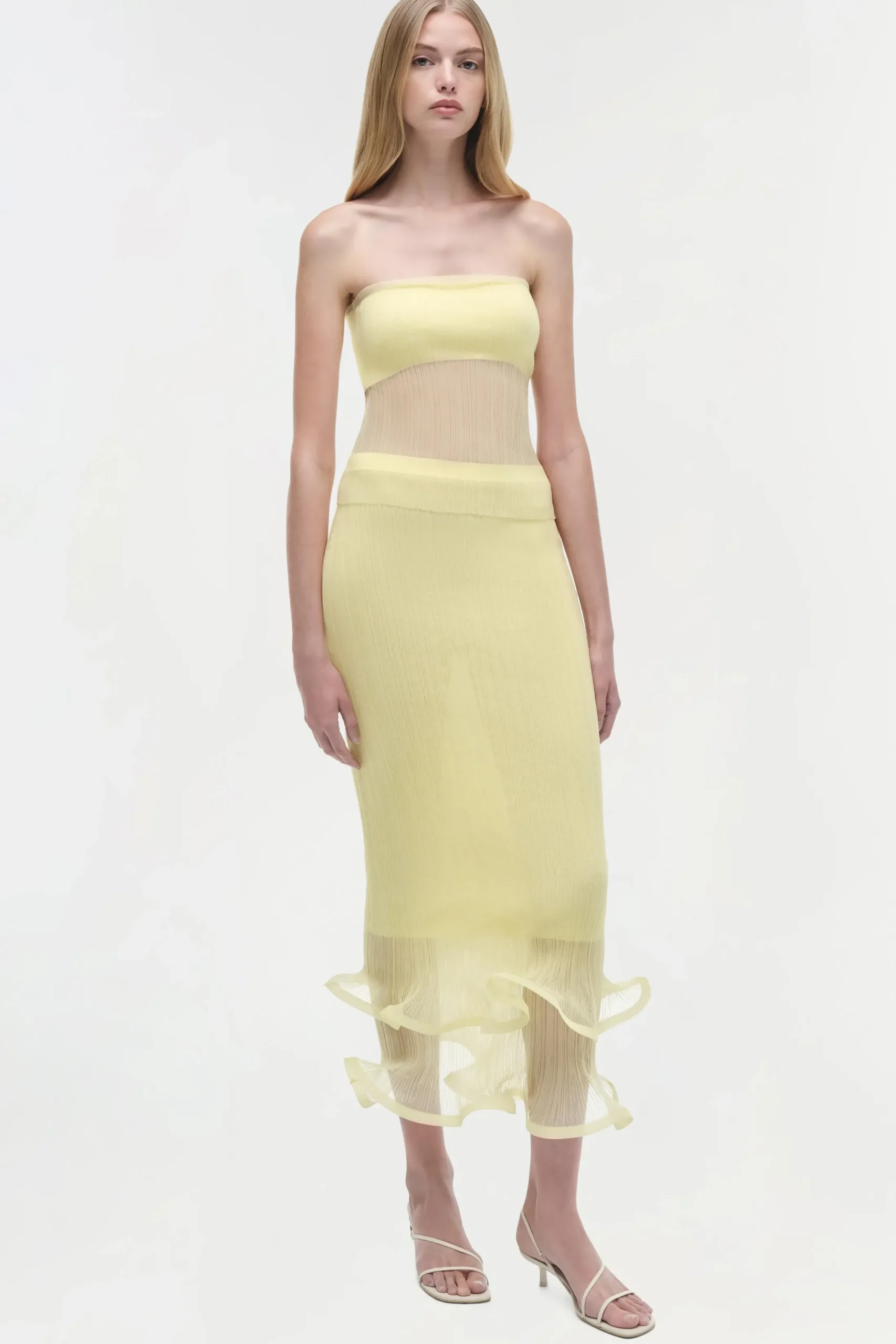 Women Simkhai Kelso Knit Midi Skirt