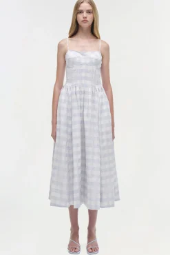Women Simkhai Kittiya Cotton Midi Dress