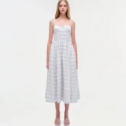 Women Simkhai Kittiya Cotton Midi Dress