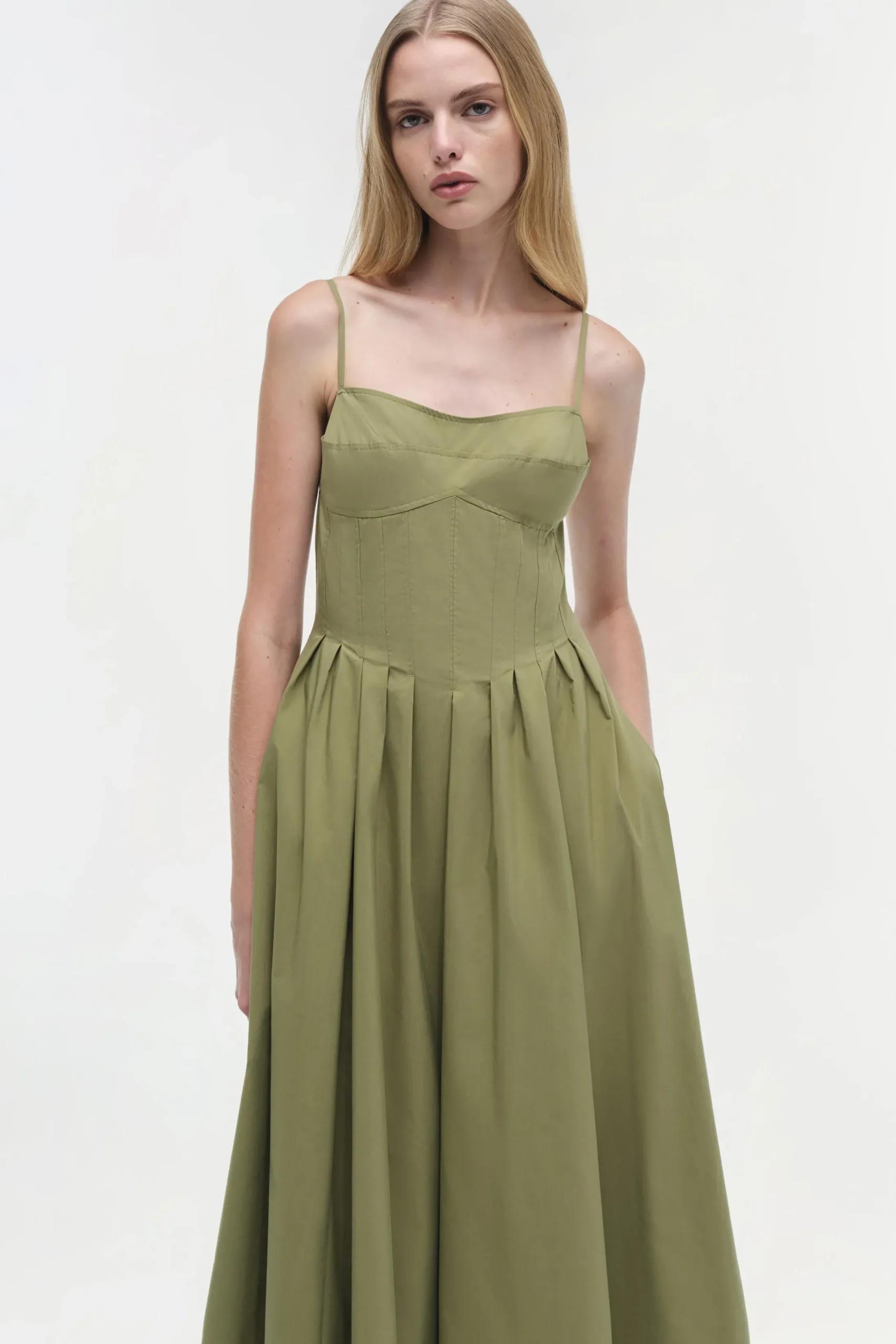 Women Simkhai Kittiya Cotton Midi Dress
