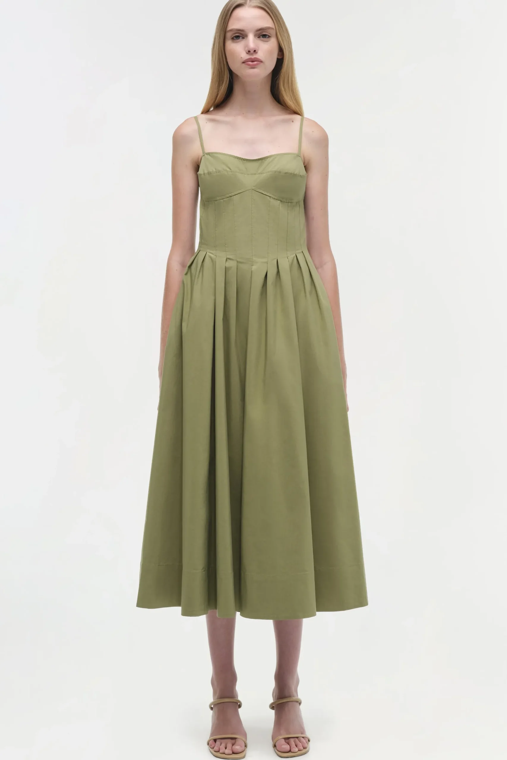 Women Simkhai Kittiya Cotton Midi Dress