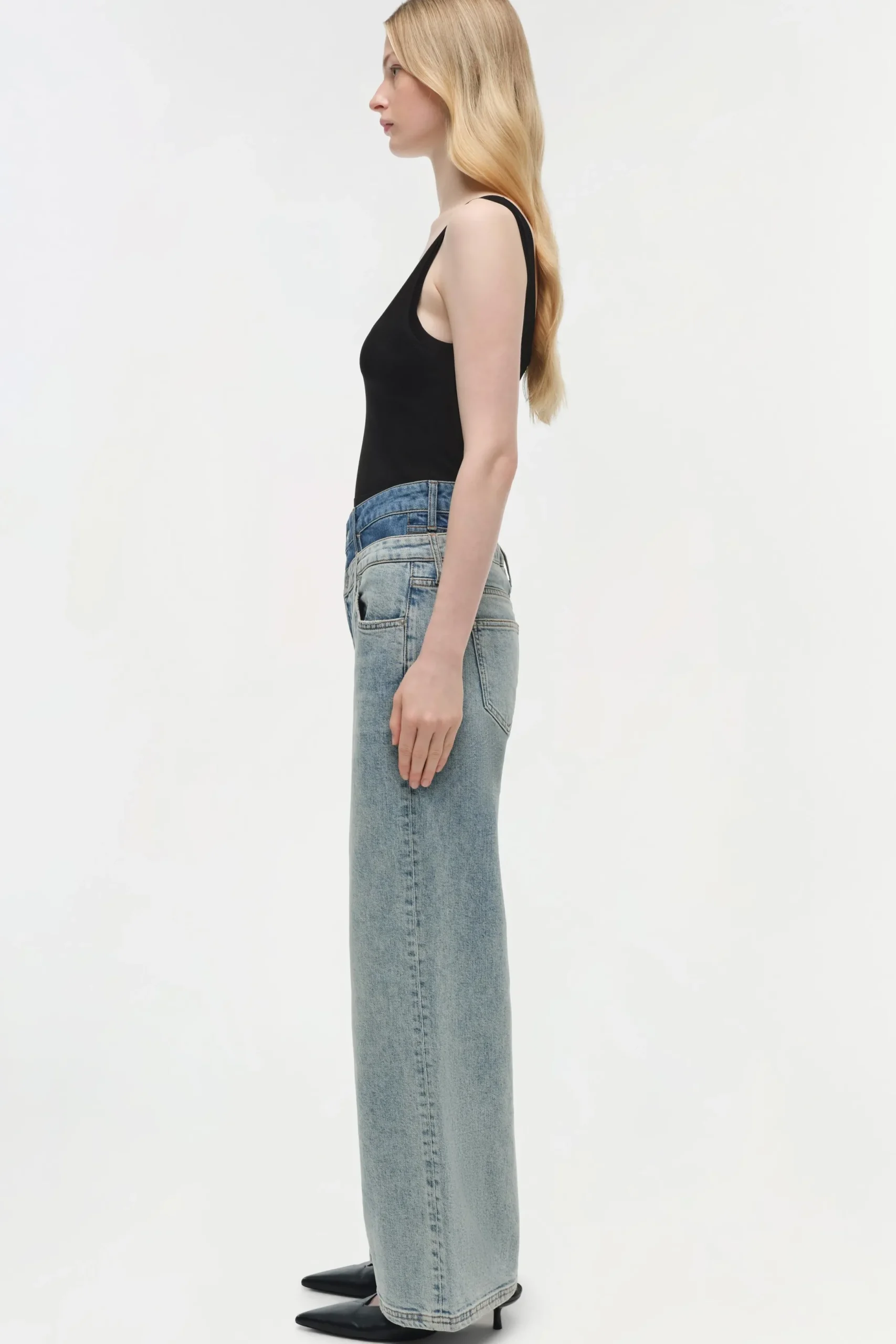 Women Simkhai Kove Double Waistband Jean