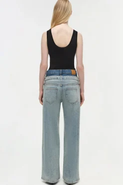 Women Simkhai Kove Double Waistband Jean