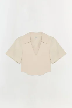 Women Simkhai Lizzie Linen Knit Top