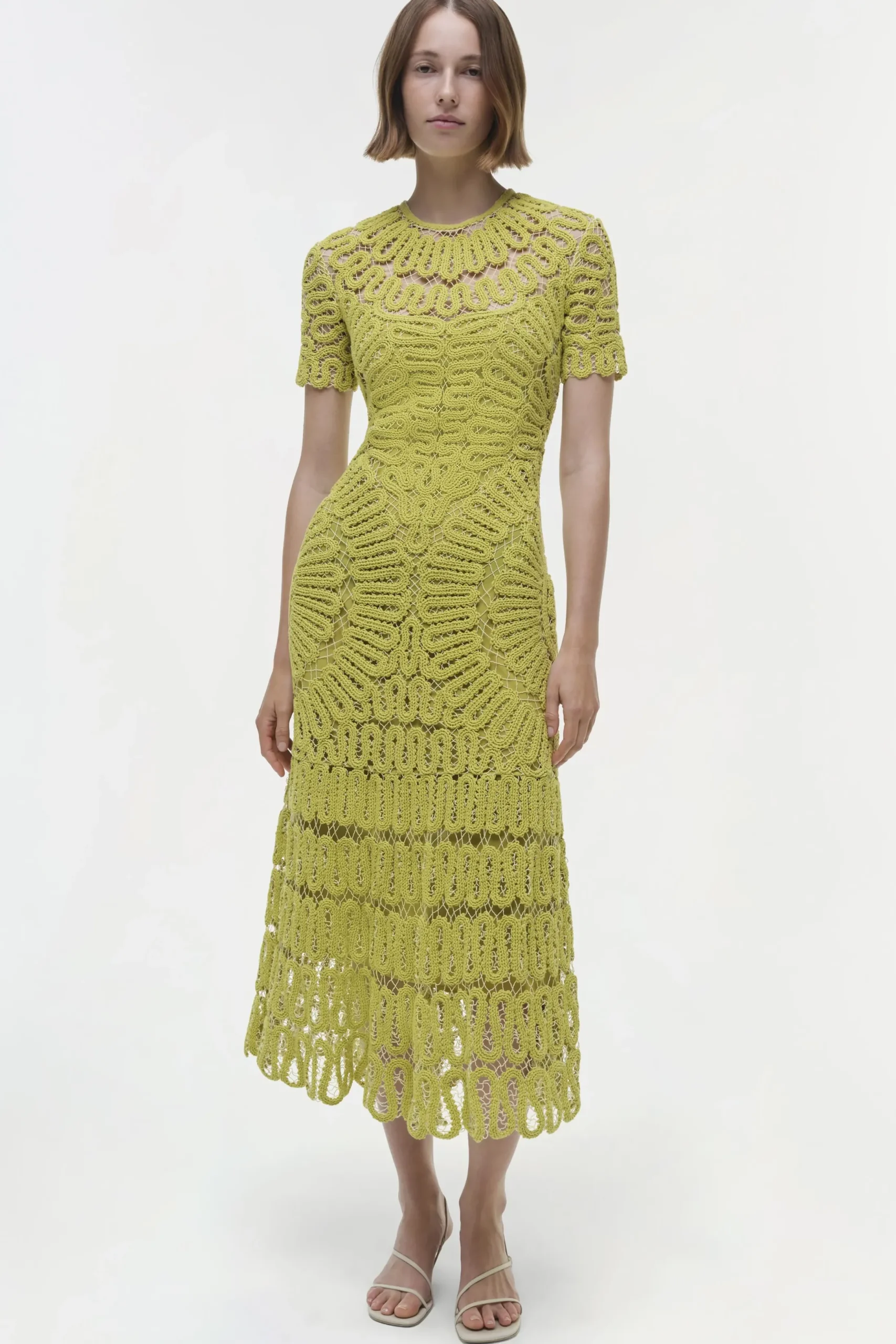 Women Simkhai Lorelai Embroidered Midi Dress
