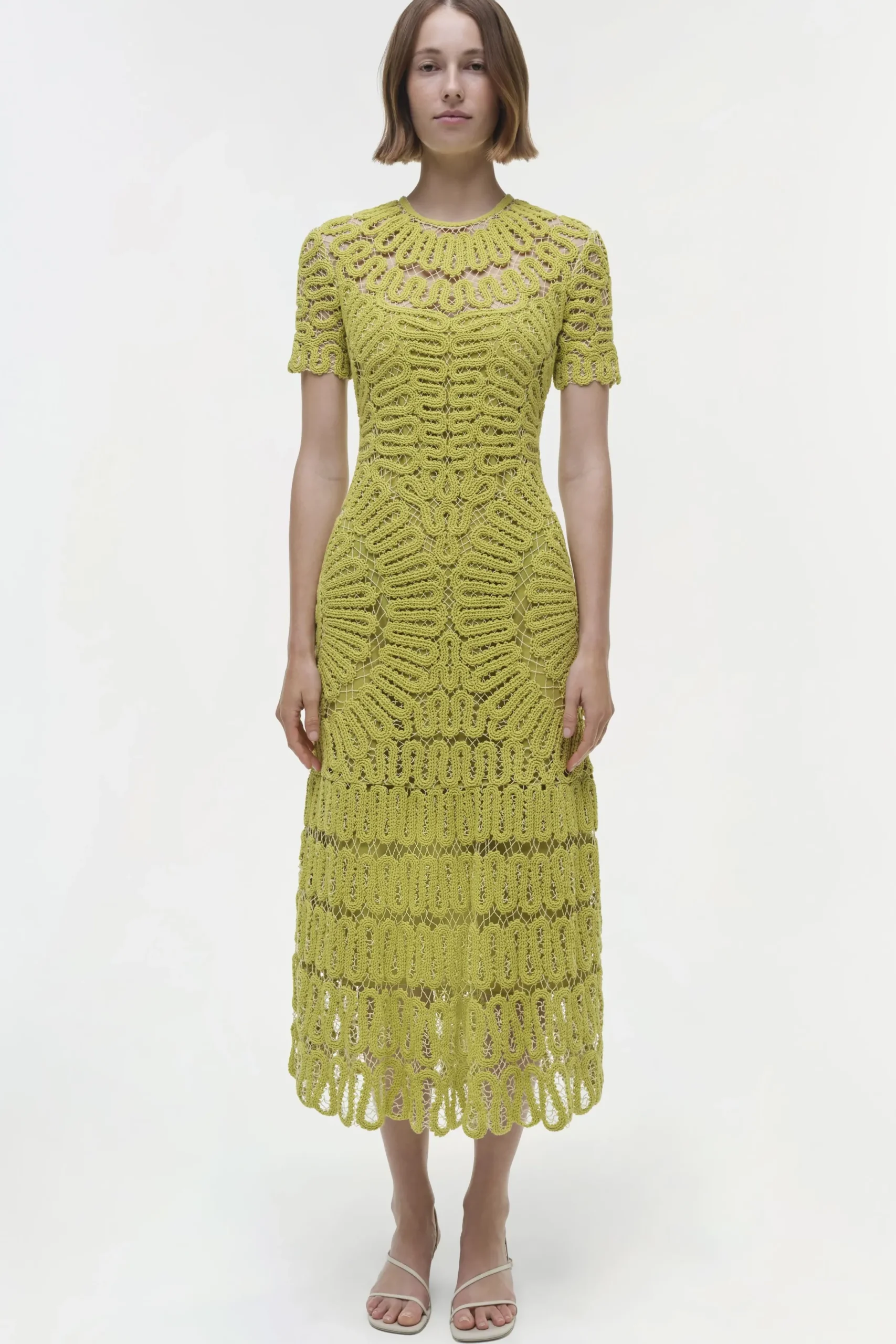 Women Simkhai Lorelai Embroidered Midi Dress