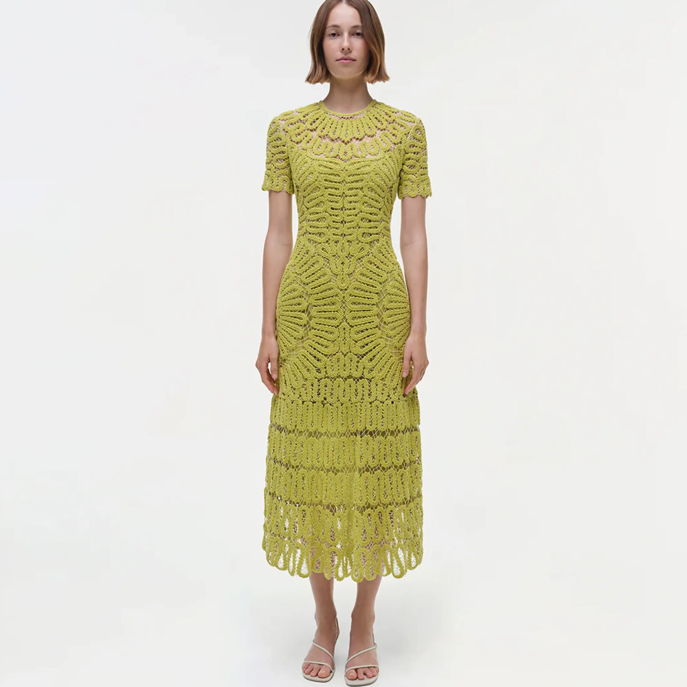 Women Simkhai Lorelai Embroidered Midi Dress