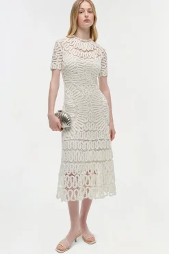 Women Simkhai Lorelai Embroidered Midi Dress