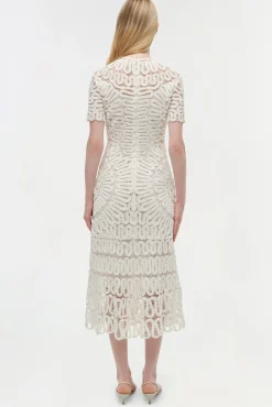 Women Simkhai Lorelai Embroidered Midi Dress