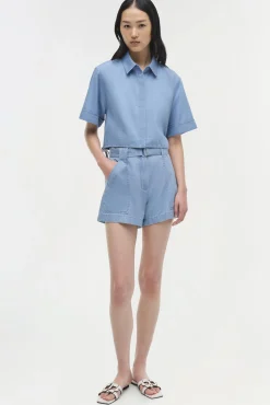 Women Simkhai Lourie Cotton Short
