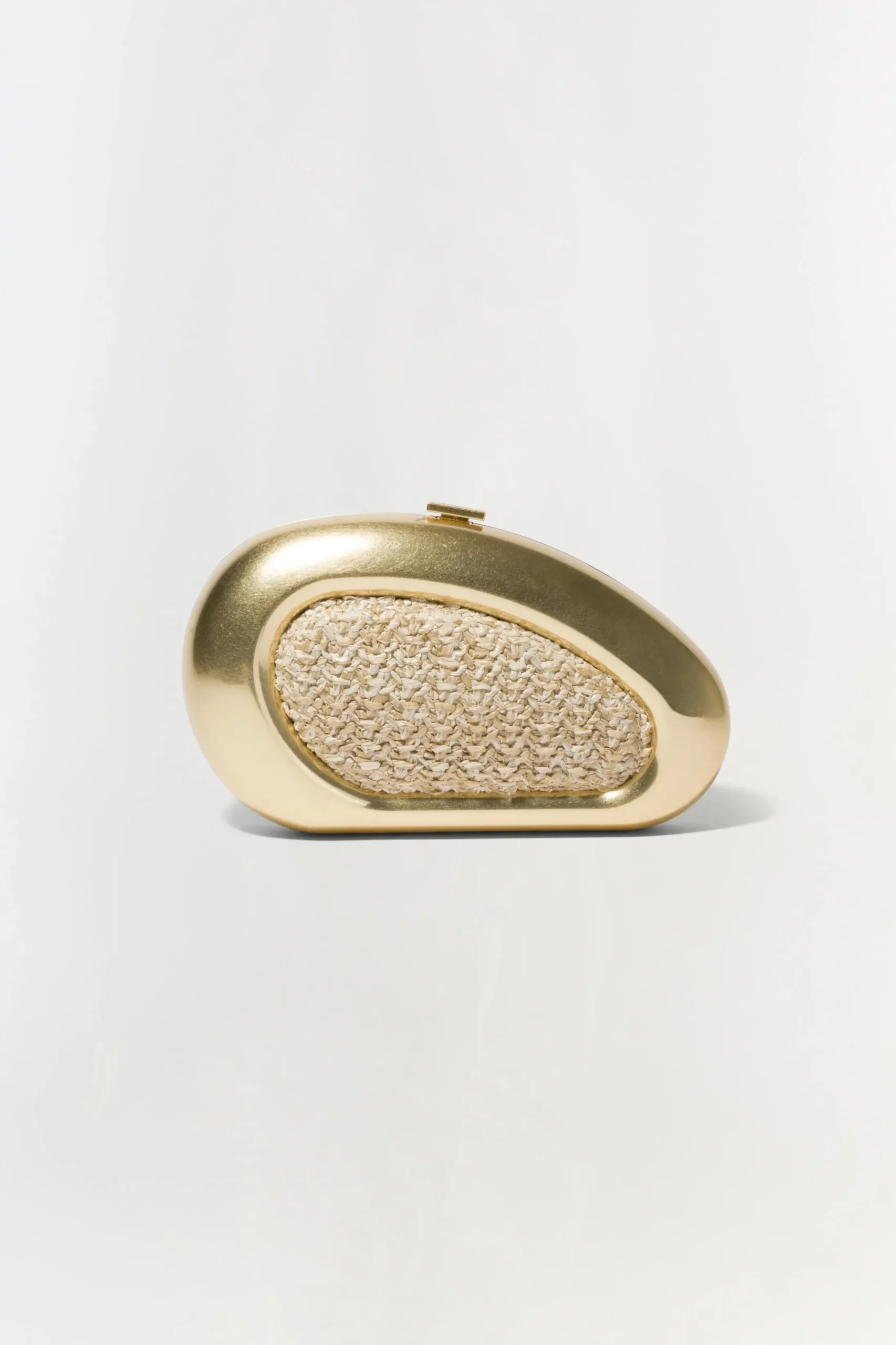 Simkhai Luna Raffia Clutch