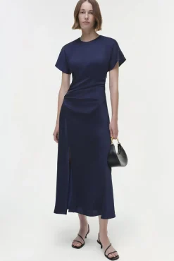 Women Simkhai Marabella Satin Midi Dress
