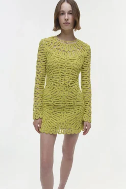 Women Simkhai McCall Embroidered Mini Dress