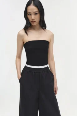 Women Simkhai Nicole Strapless Compact Knit Top