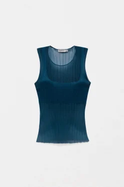 Women Simkhai Oakley Plisse Tank