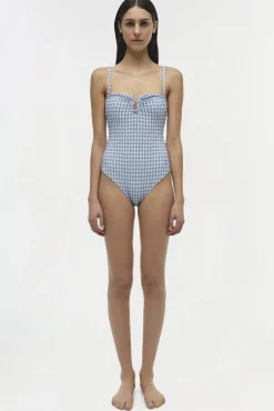 Women Simkhai Ottilie Strapless Swimsuit