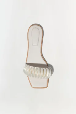 Simkhai Pearlized Ripple Sandal