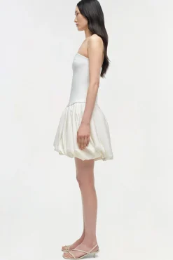 Women Simkhai Pollie Strapless Combo Mini Dress