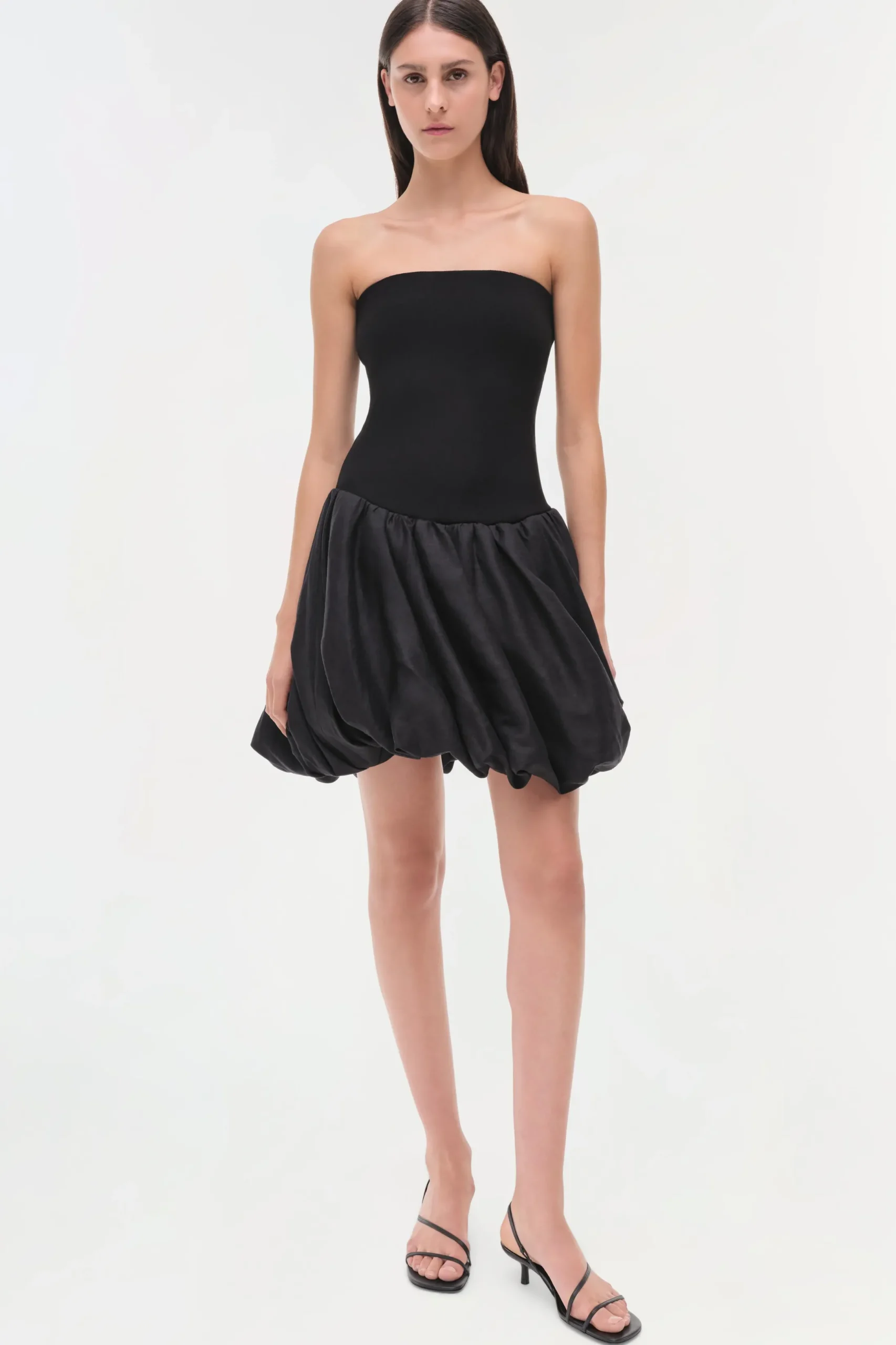 Women Simkhai Pollie Strapless Combo Mini Dress