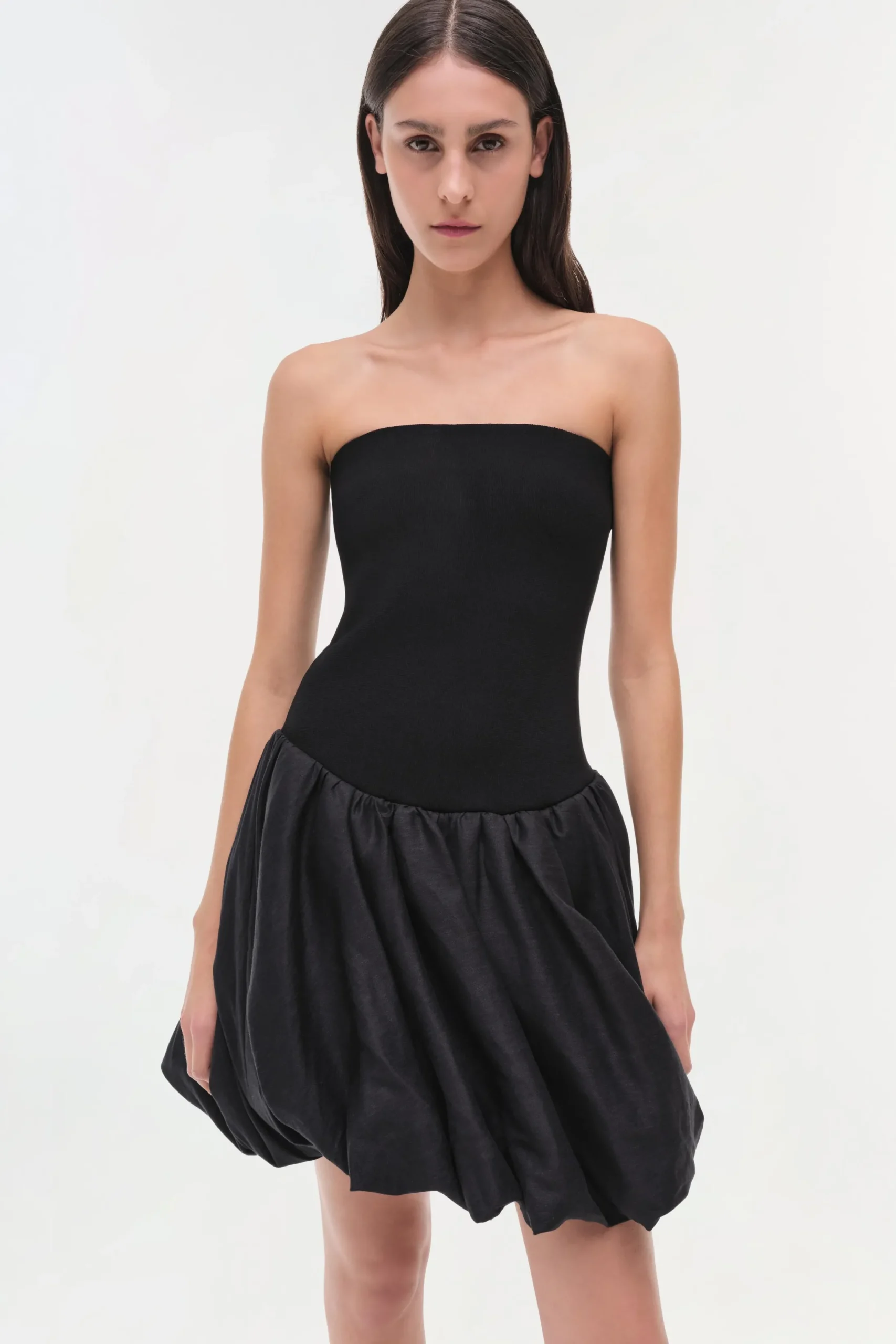 Women Simkhai Pollie Strapless Combo Mini Dress