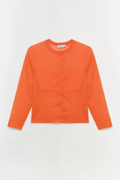 Women Simkhai Rachel Sheer Knit Cardigan