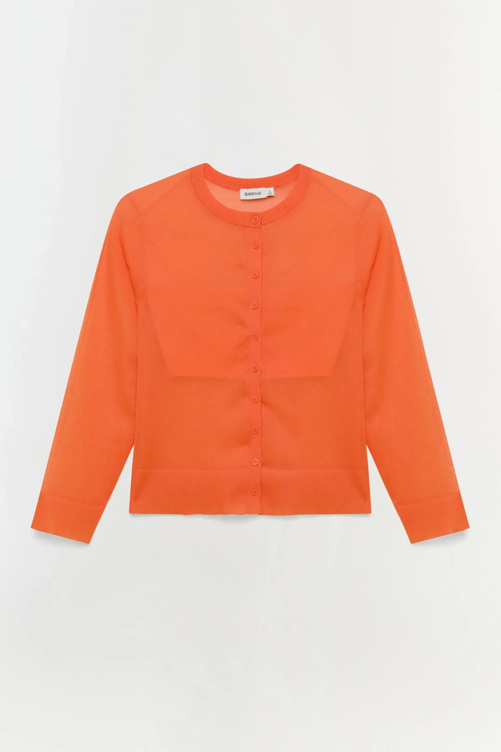 Women Simkhai Rachel Sheer Knit Cardigan