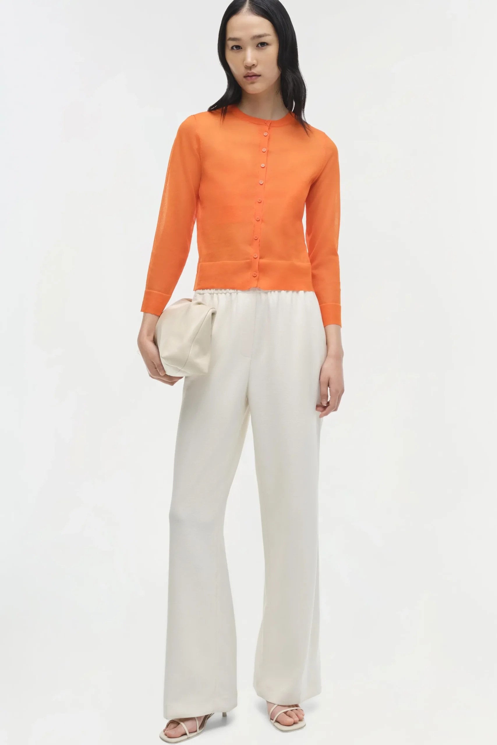 Women Simkhai Rachel Sheer Knit Cardigan