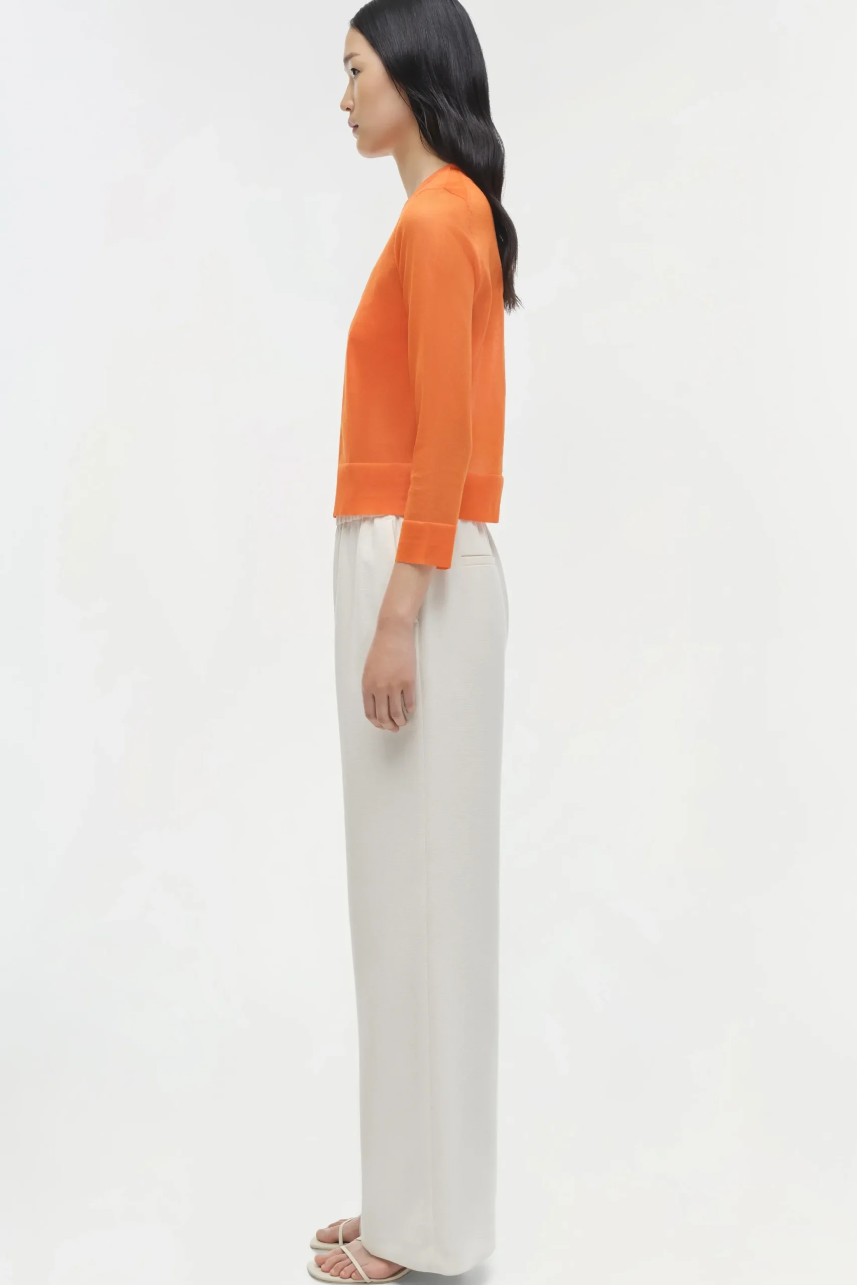 Women Simkhai Rachel Sheer Knit Cardigan