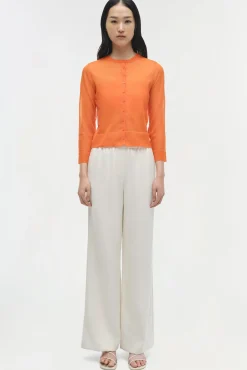 Women Simkhai Rachel Sheer Knit Cardigan