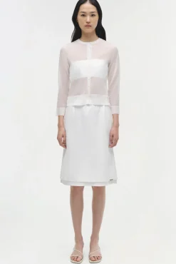 Women Simkhai Rachel Sheer Knit Cardigan